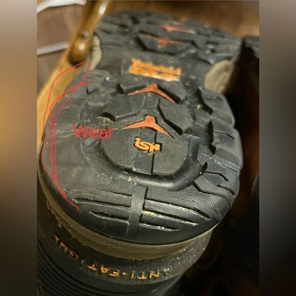 Men’s Timberland Pro Series Work Boots Brn 13W - Picture 8 of 15